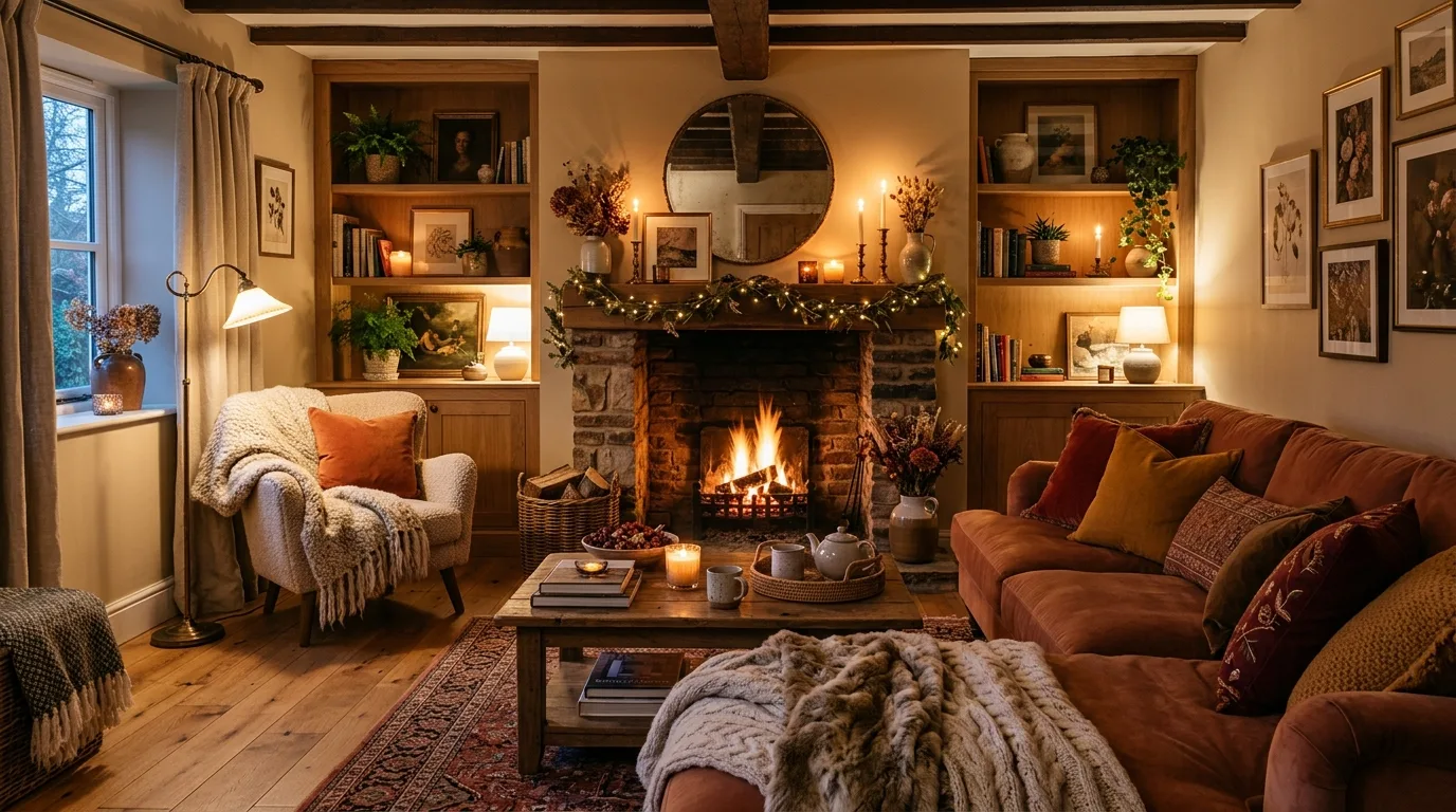 Finish with a living room that feels comforting every day inspiration for a cozy living room.